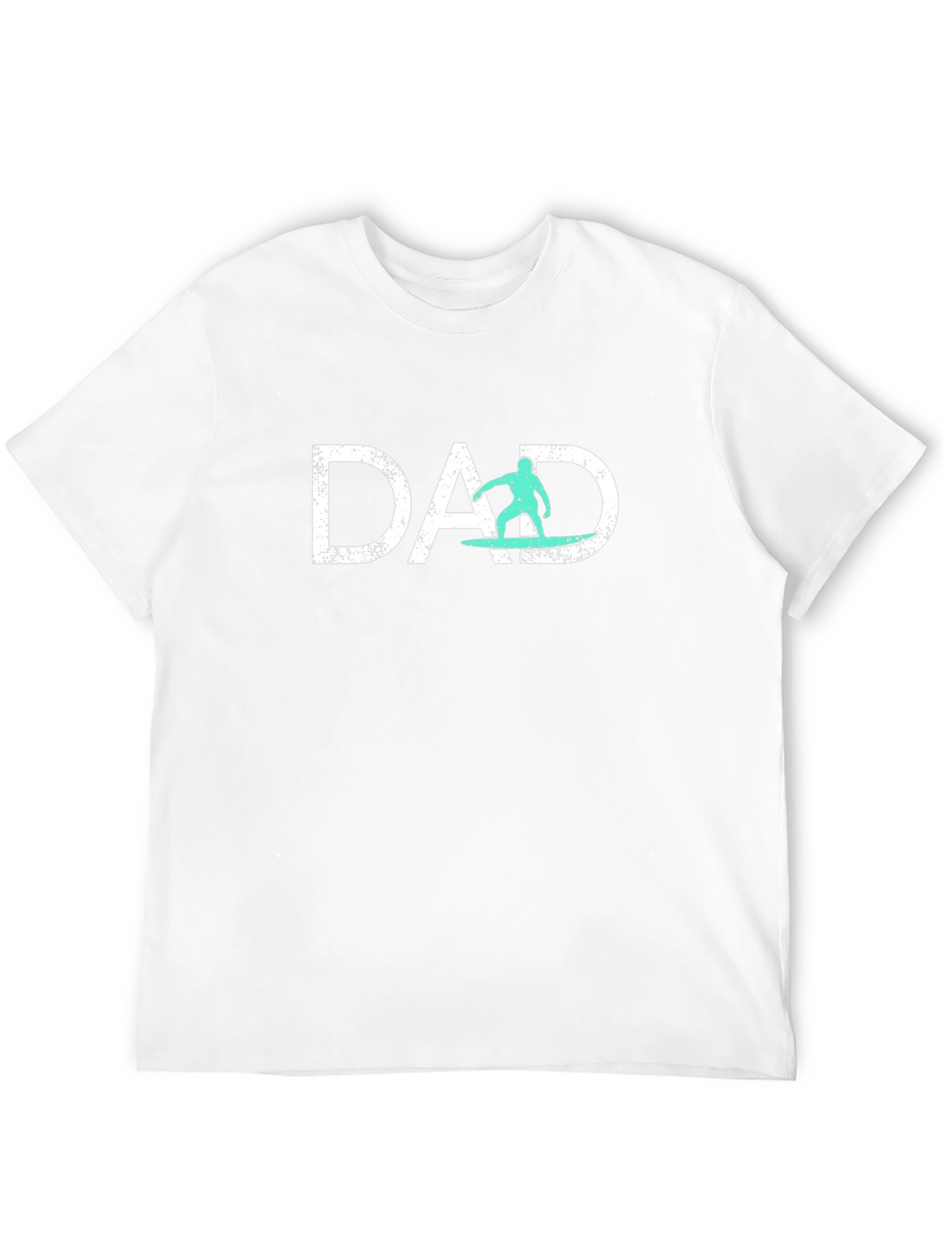 Dad Surfer Graphic Tee - Cool Fathers Day Shirt