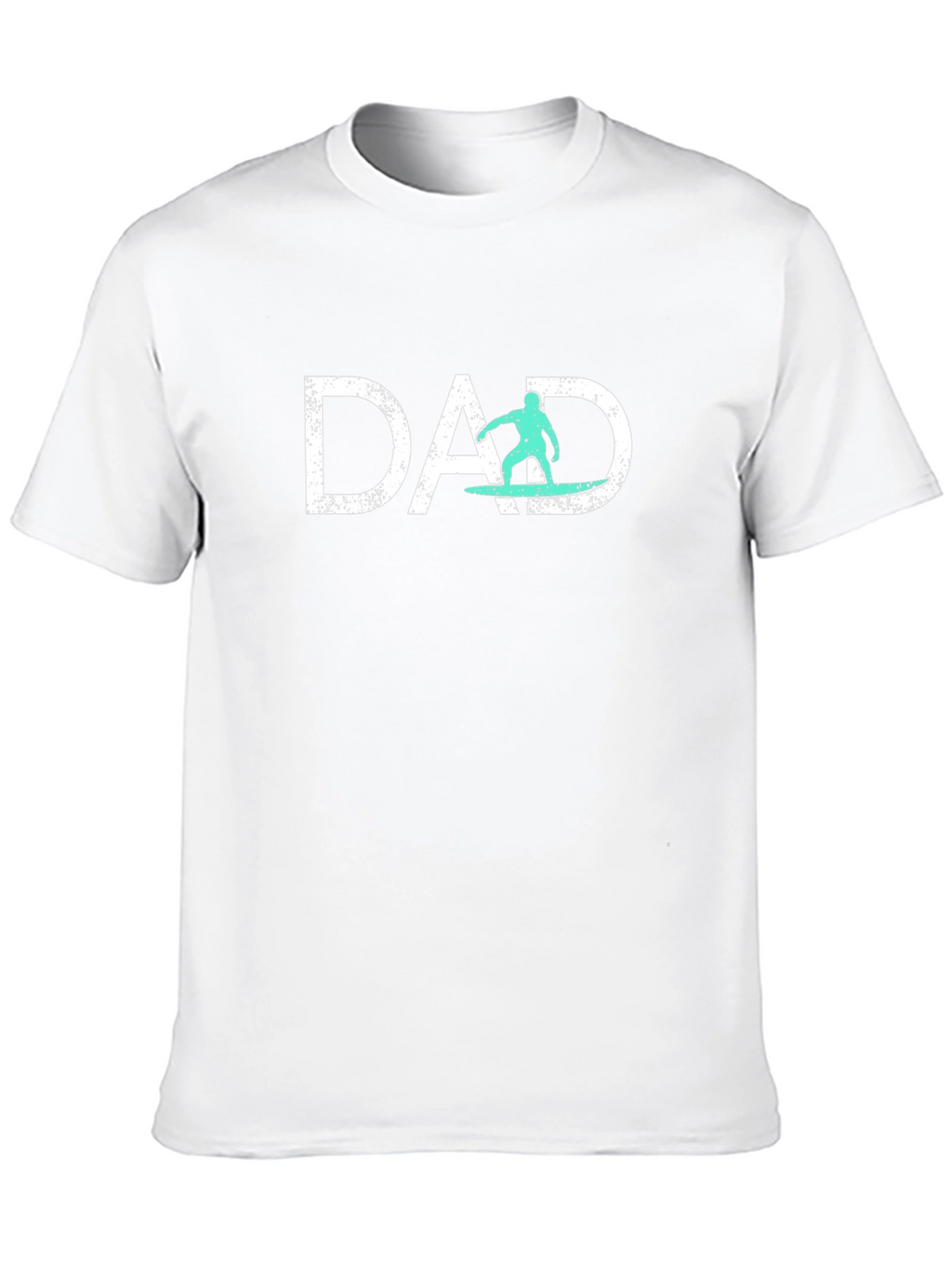 Dad Surfer Graphic Tee - Cool Fathers Day Shirt