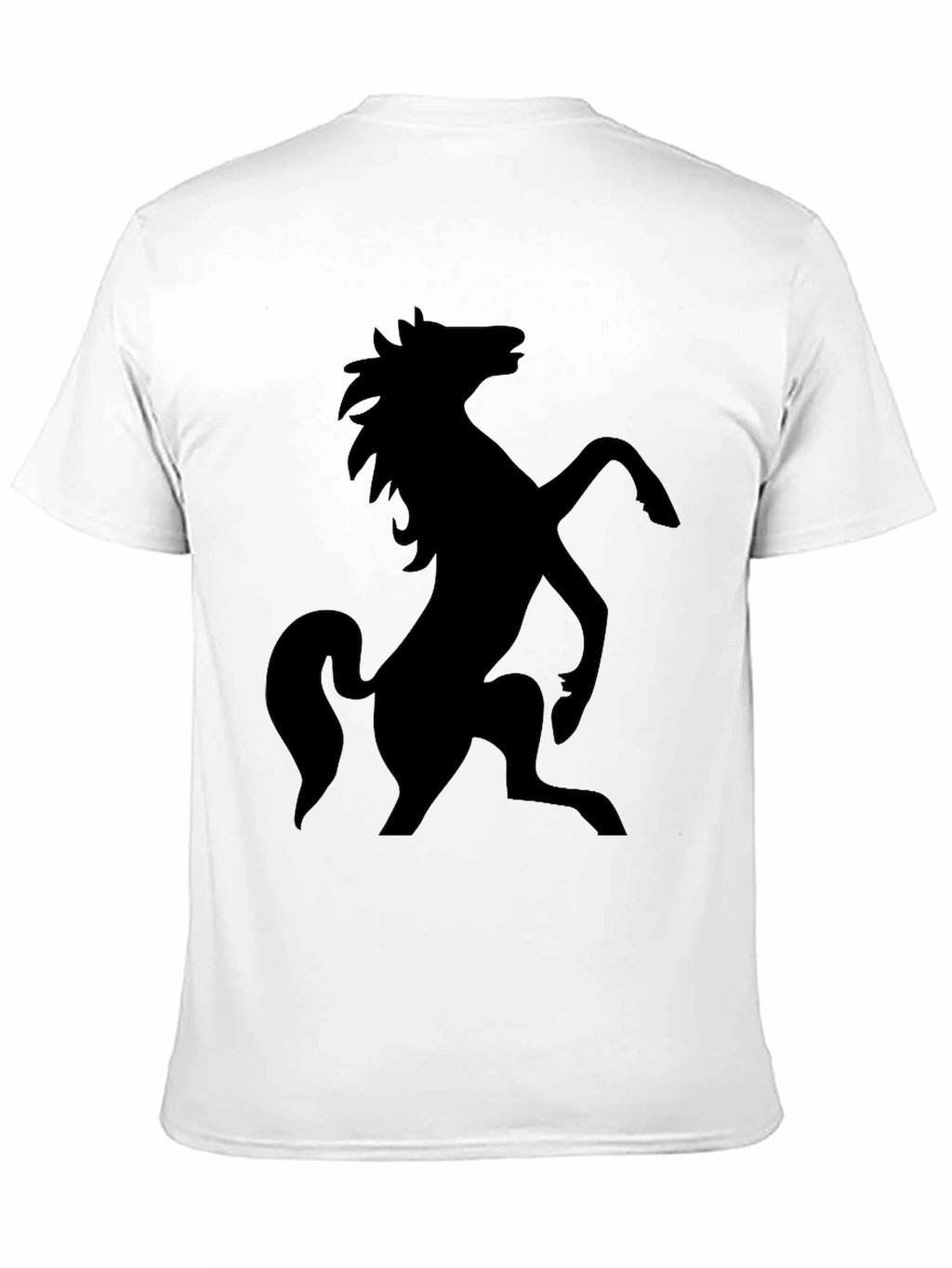 Black Horse Graphic Tee - Stylish Menswear