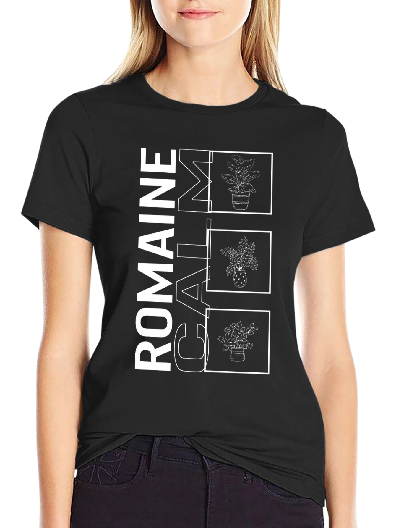 Romaine Calm T-Shirt - Funny Plant Lover Tee