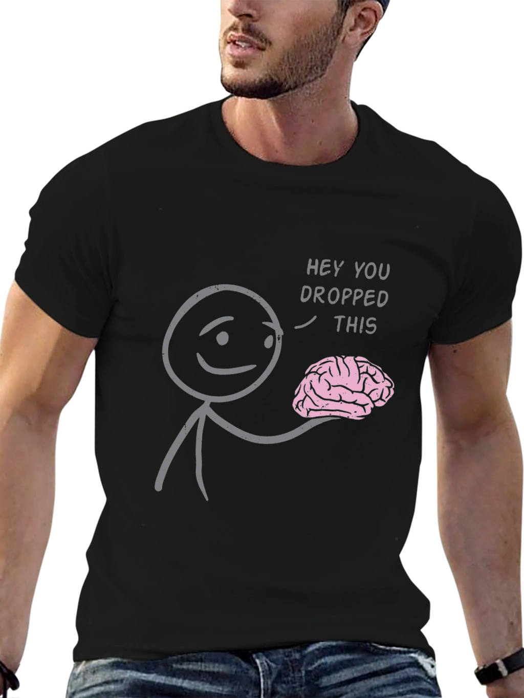Funny Brain Drop T-Shirt