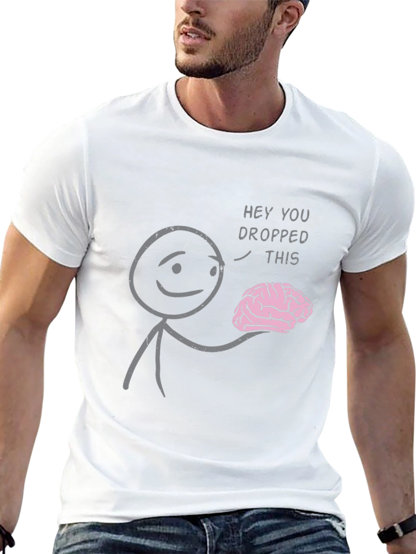 Funny Brain Drop T-Shirt
