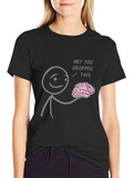 Funny Brain Drop T-Shirt