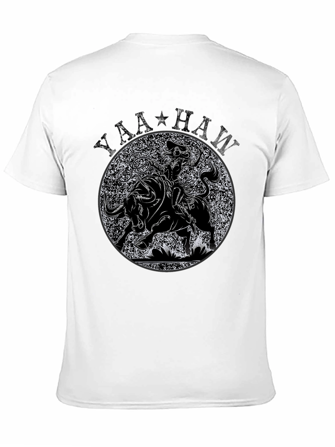 Yaa-Haw Bull Rider Graphic Tee