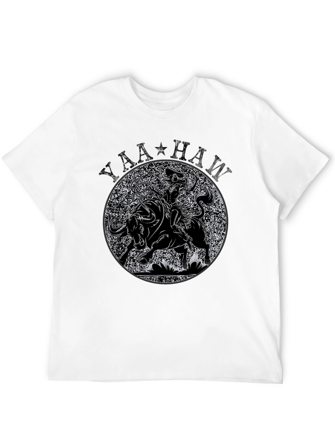 Yaa-Haw Bull Rider Graphic Tee