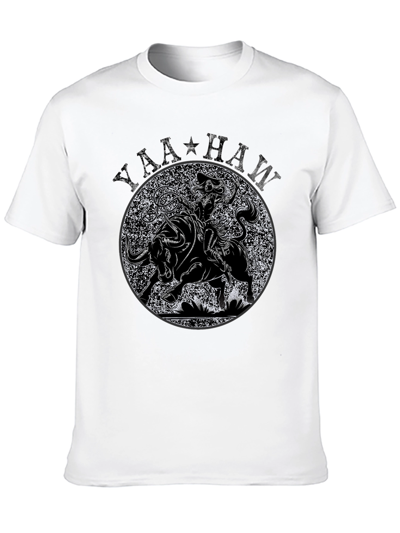 Yaa-Haw Bull Rider Graphic Tee