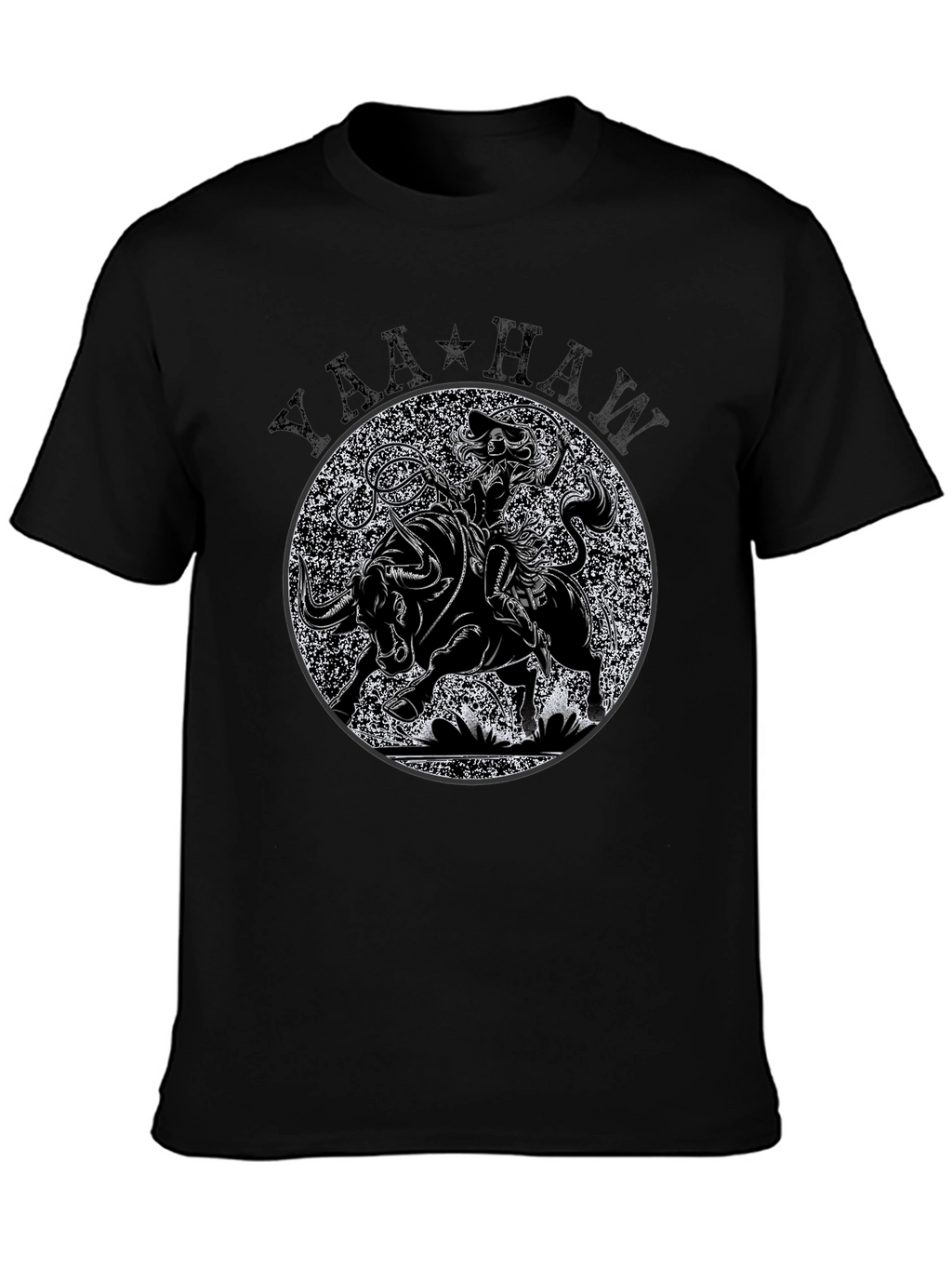 Yaa-Haw Bull Rider Graphic Tee
