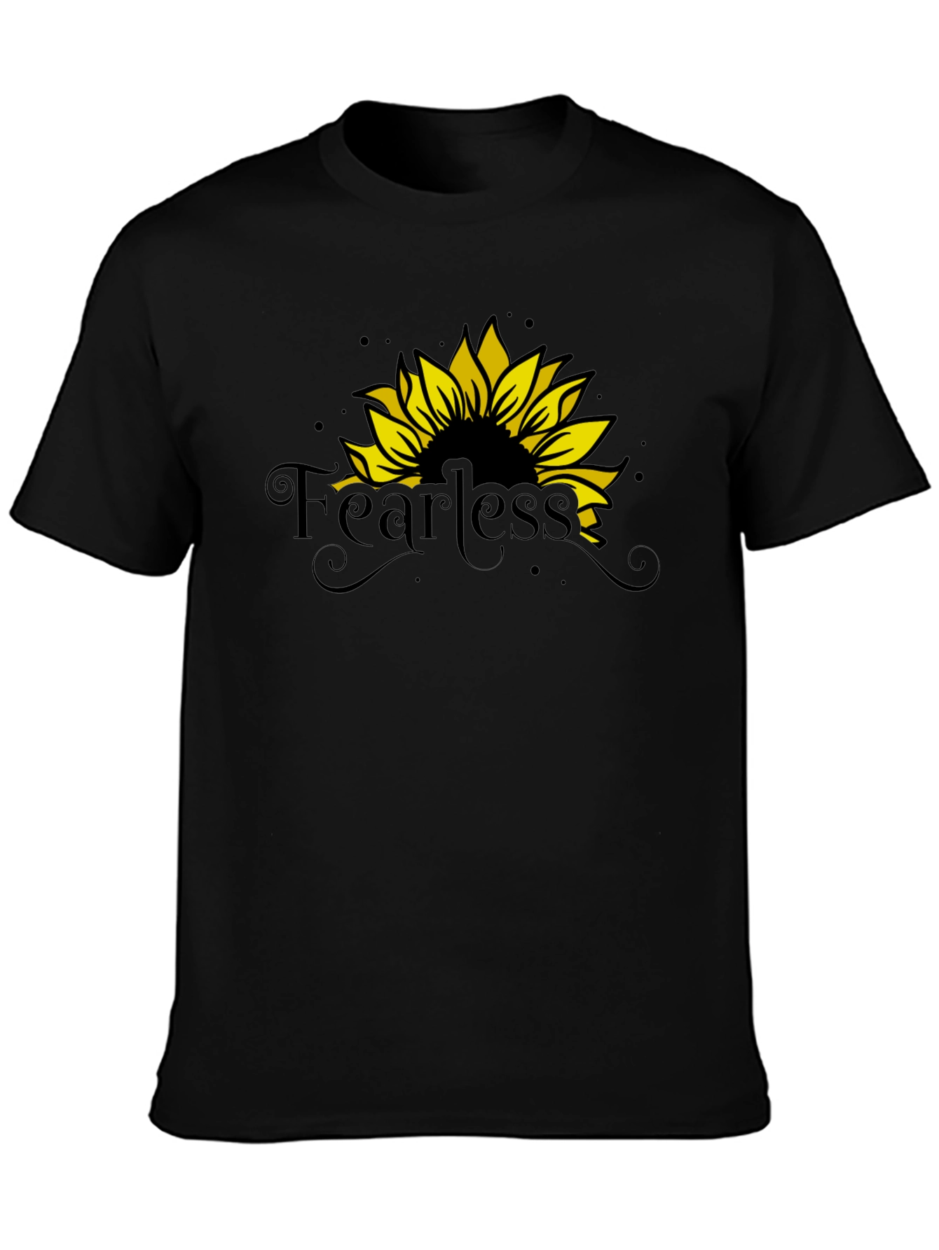 Fearless Sunflower Graphic T-Shirt
