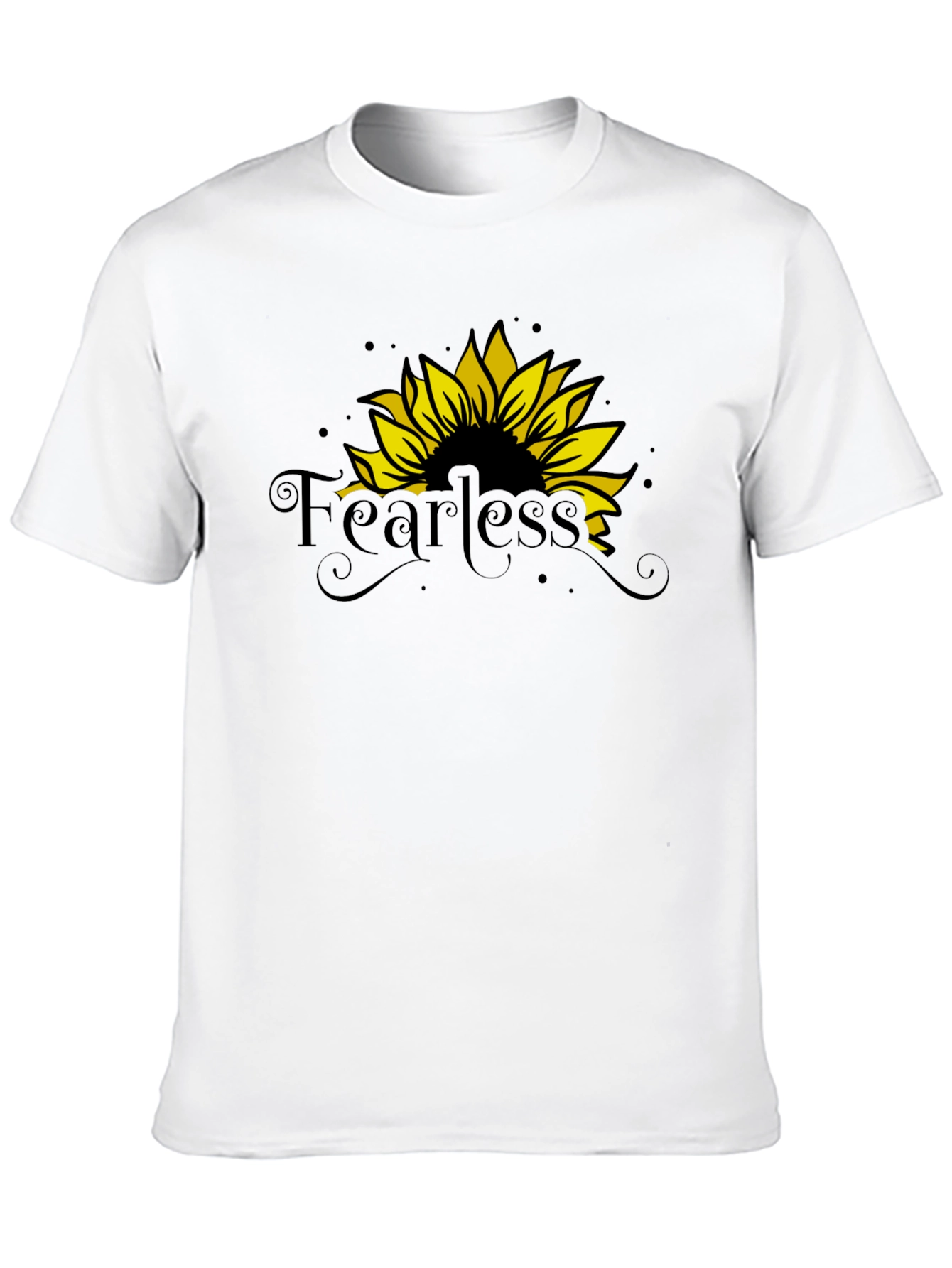 Fearless Sunflower Graphic T-Shirt