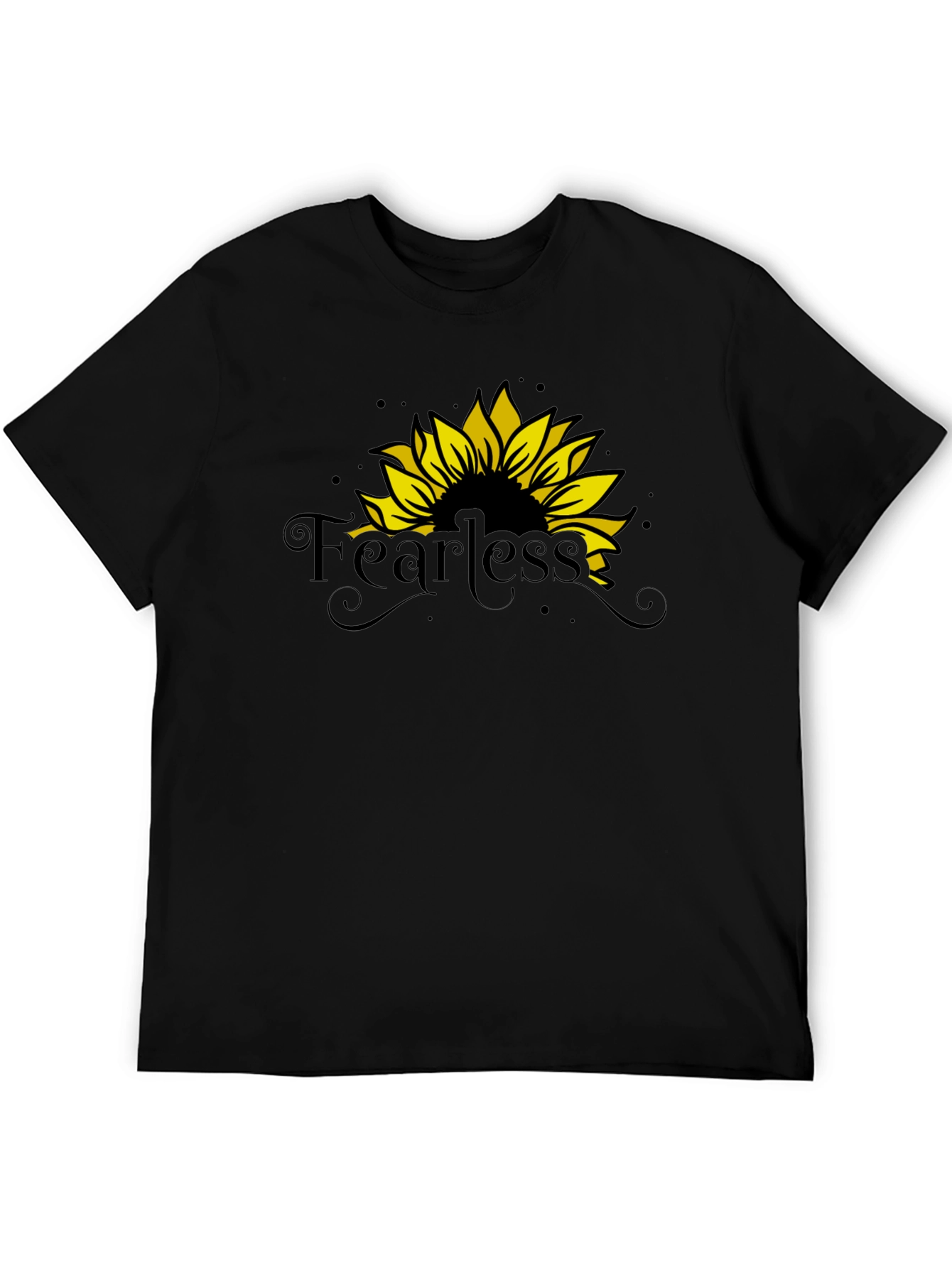Fearless Sunflower Graphic T-Shirt