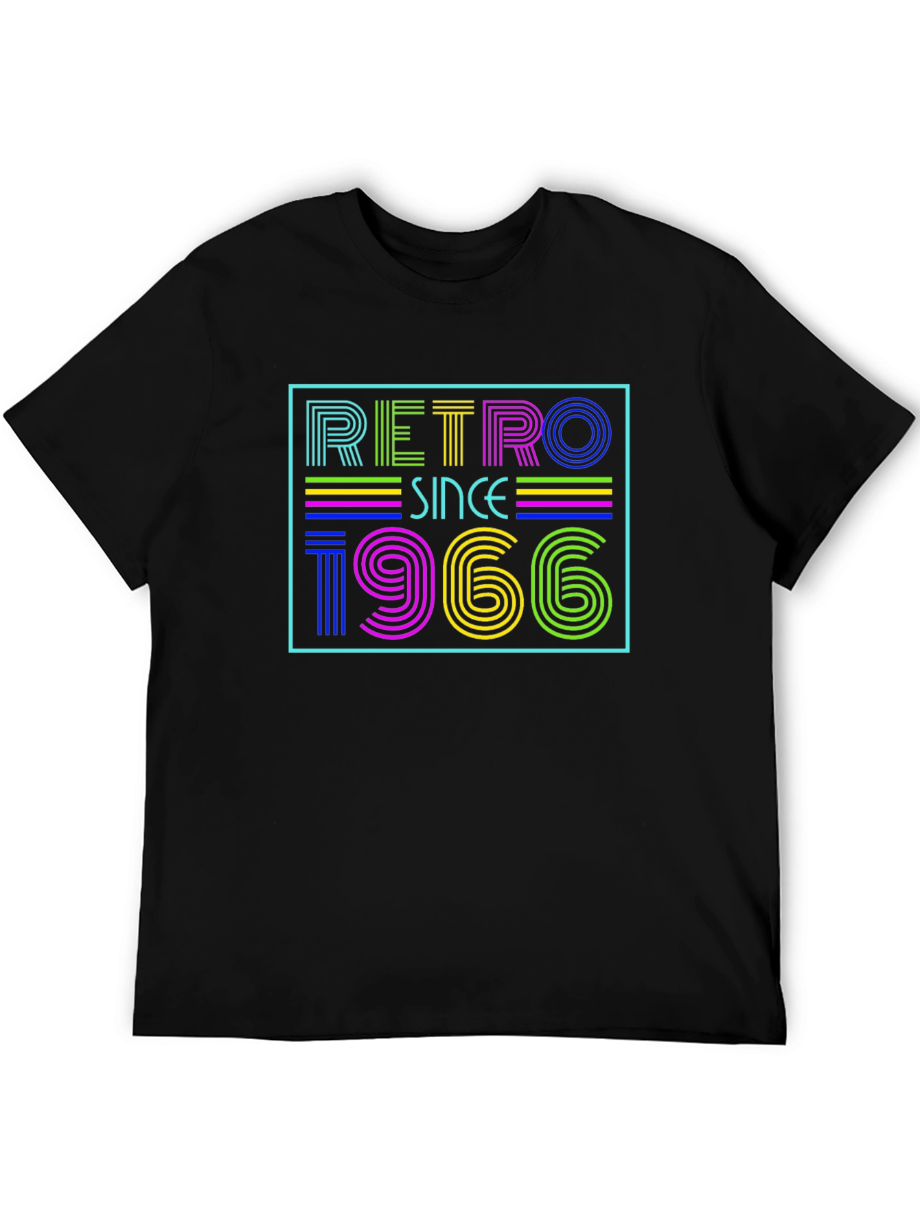Retro Since 1966 Black T-Shirt