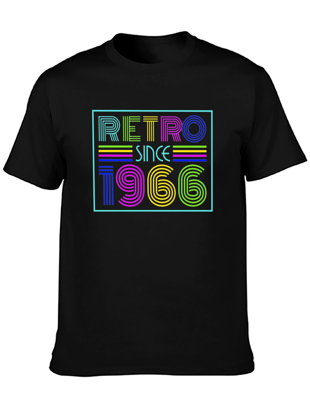 Retro Since 1966 Black T-Shirt