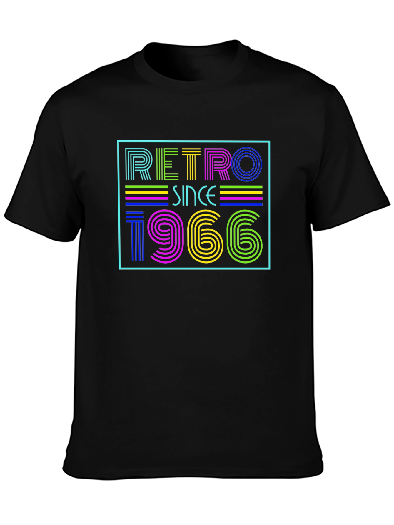 Retro Since 1966 Black T-Shirt