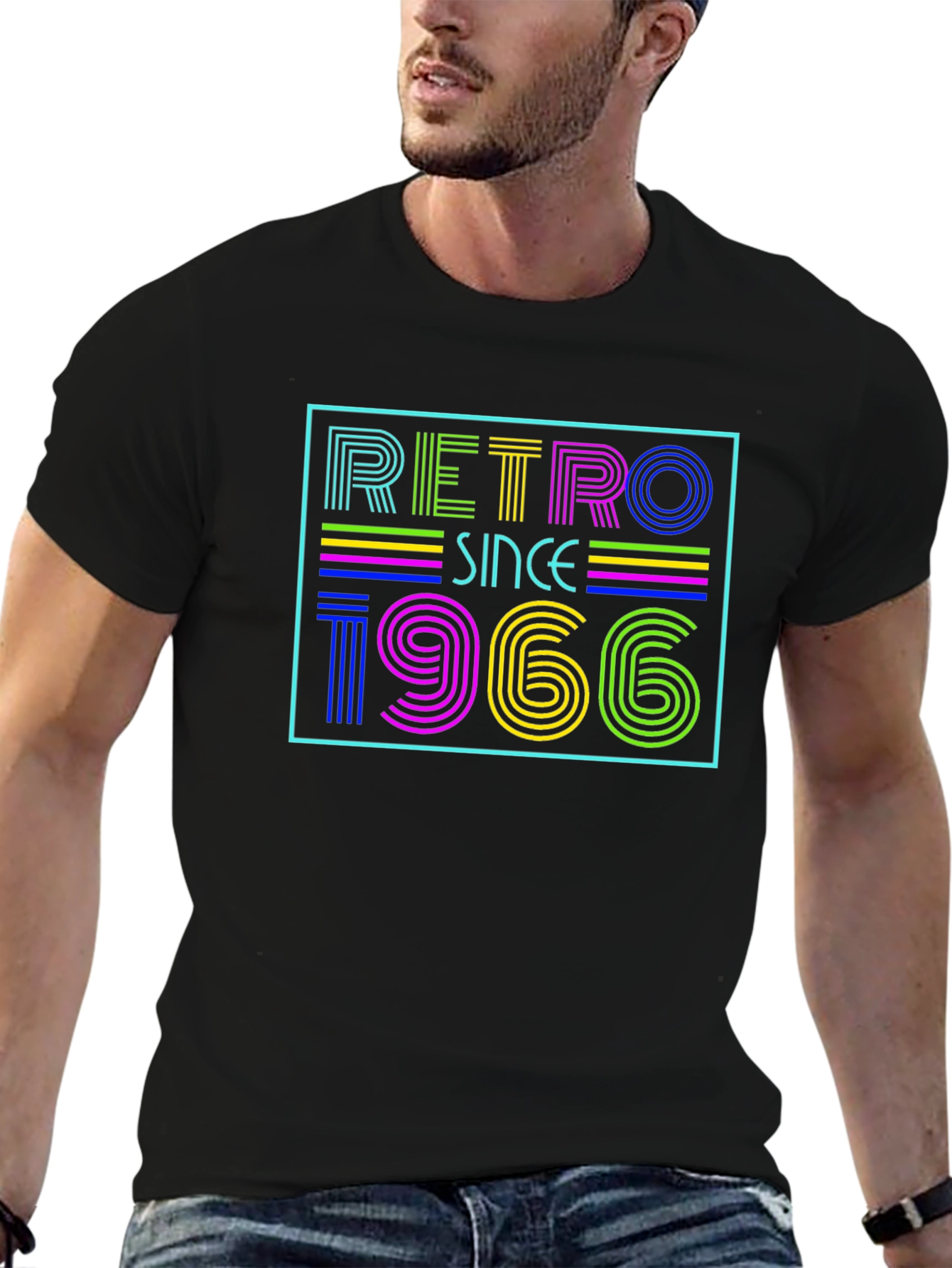 Retro Since 1966 Black T-Shirt