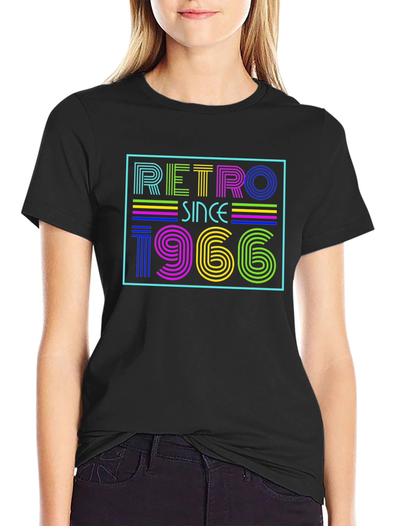 Retro Since 1966 Black T-Shirt