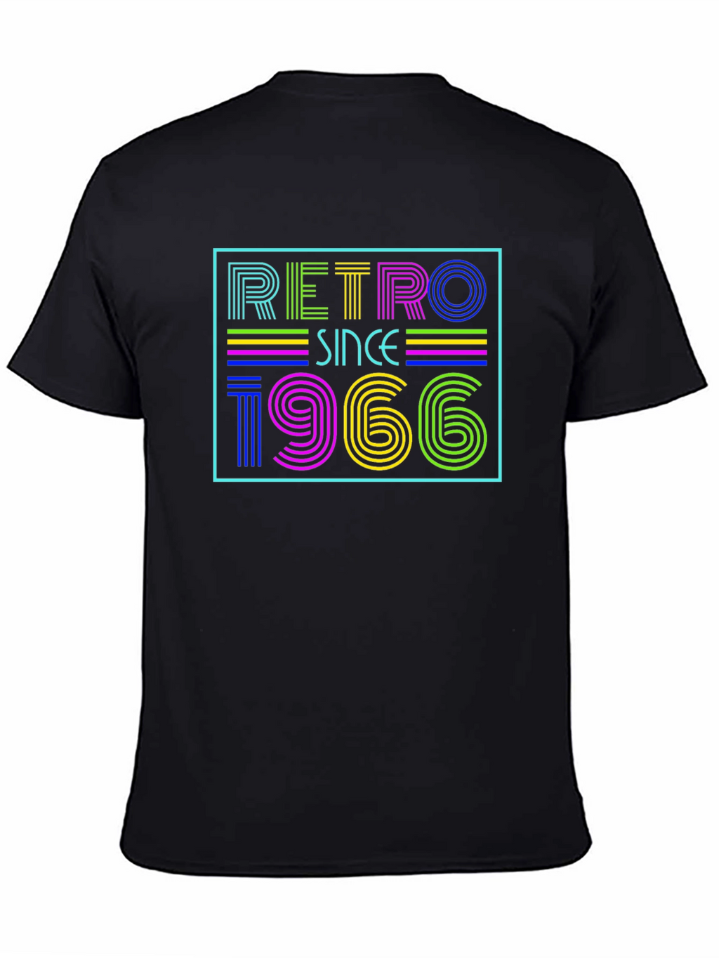 Retro Since 1966 Black T-Shirt