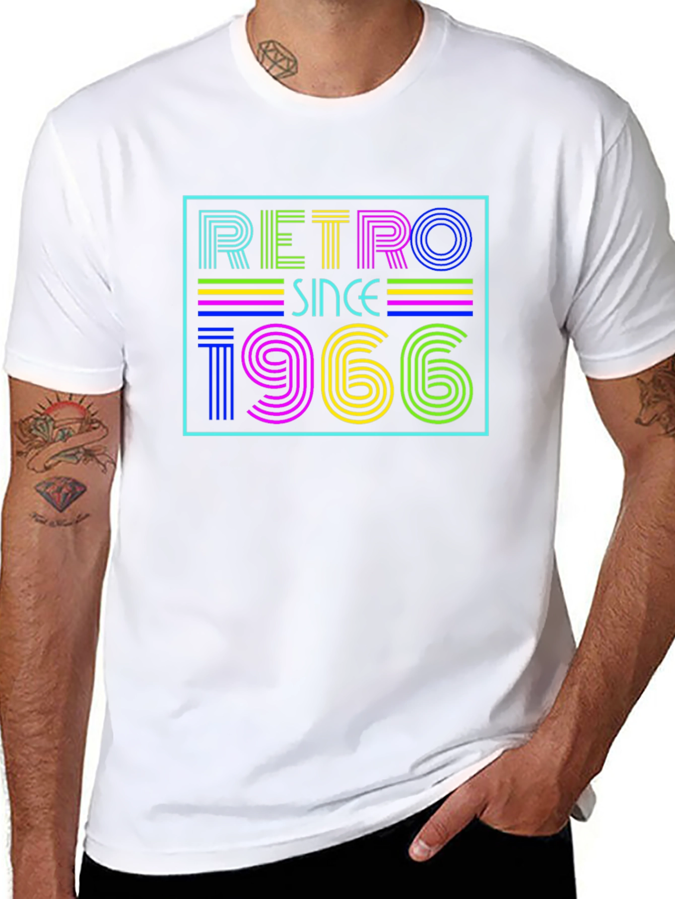 Retro Since 1966 Black T-Shirt