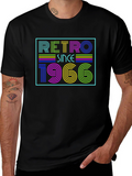 Retro Since 1966 Black T-Shirt