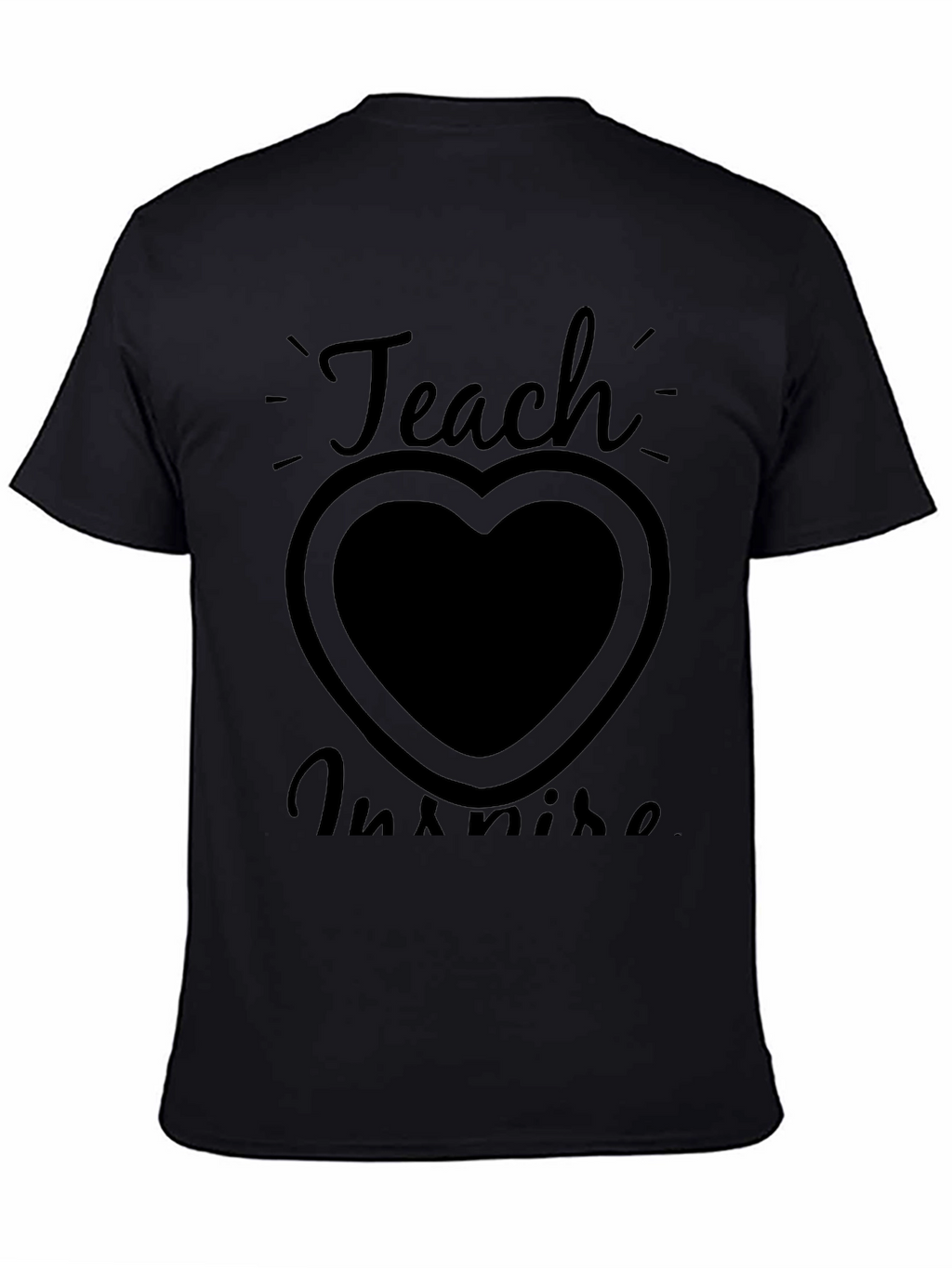 Teach Inspire Graphic Tee - Black