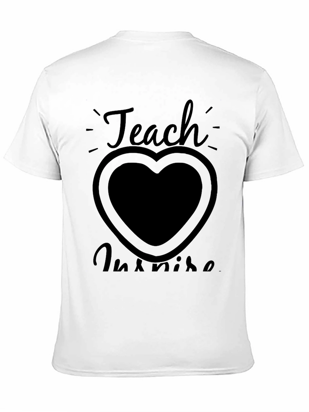 Teach Inspire Graphic Tee - Black