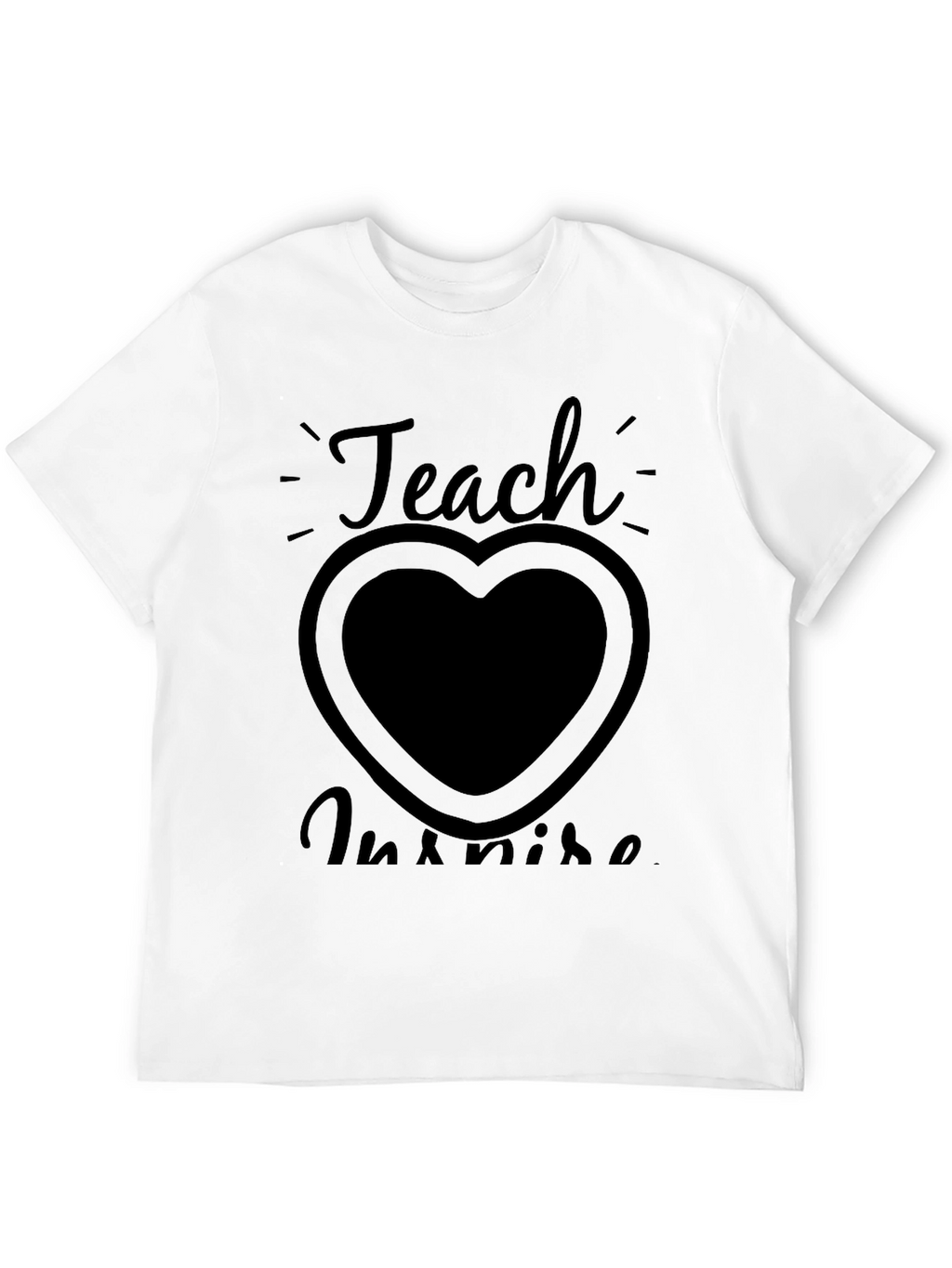 Teach Inspire Graphic Tee - Black
