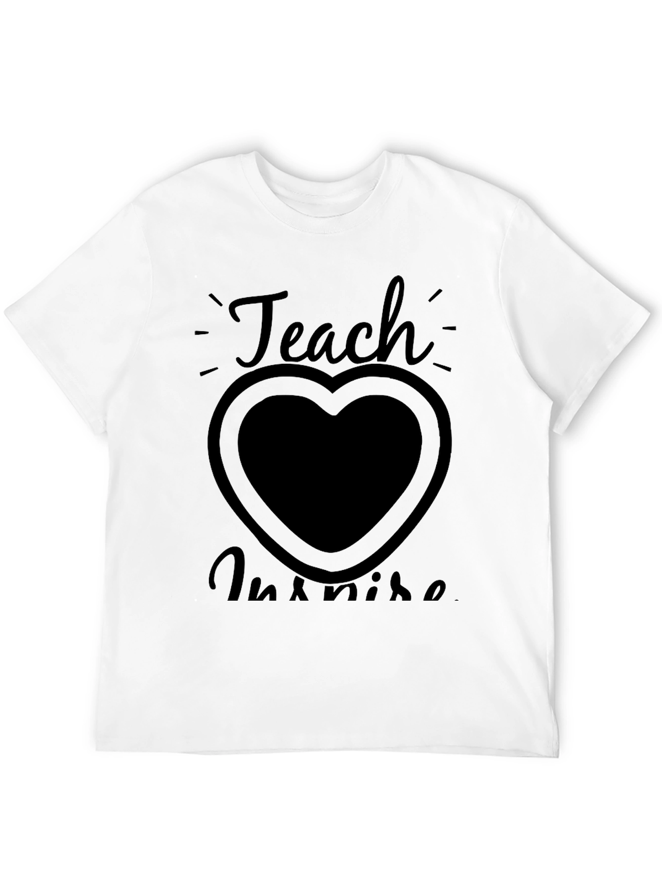 Teach Inspire Graphic Tee - Black