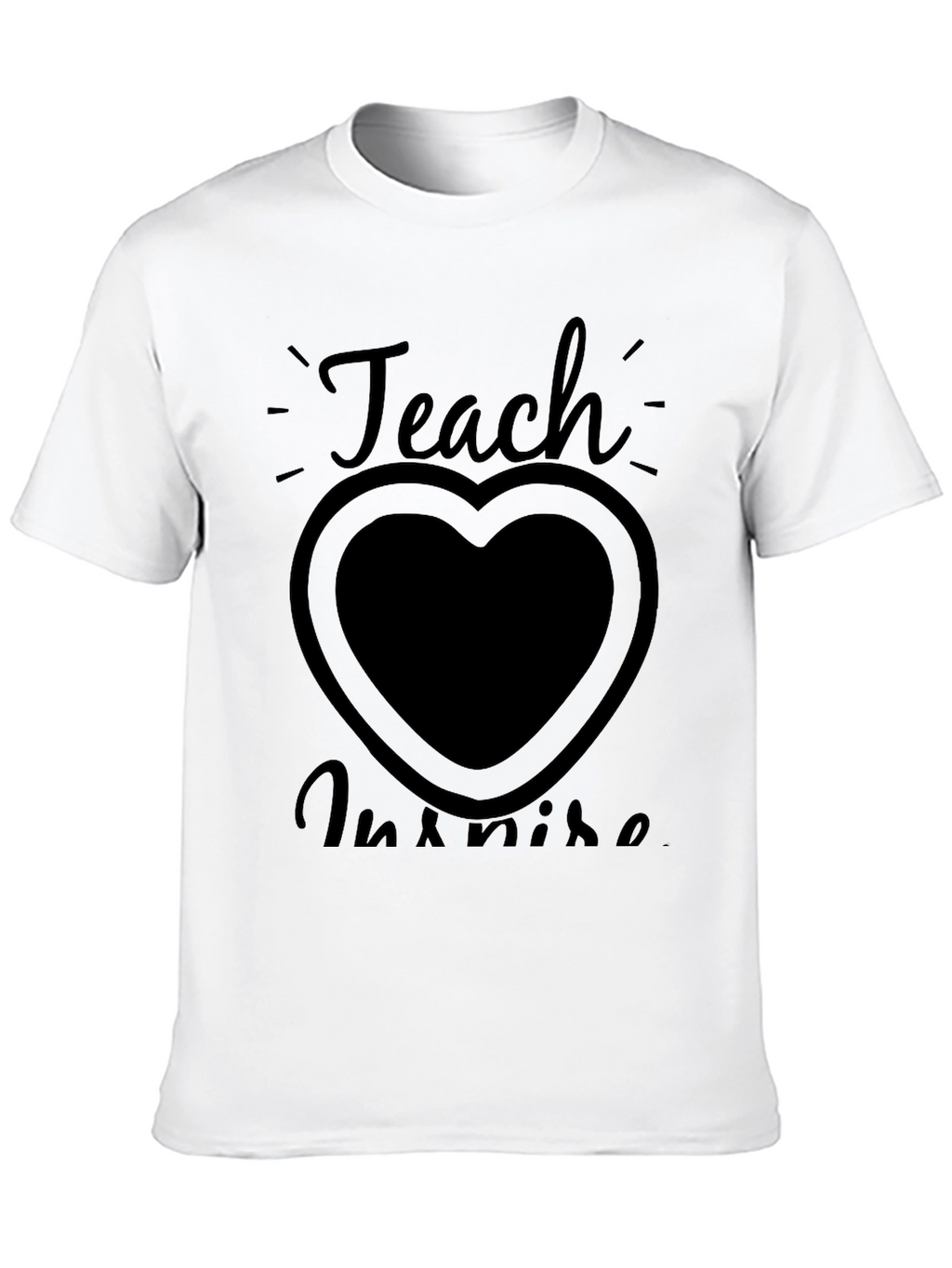 Teach Inspire Graphic Tee - Black