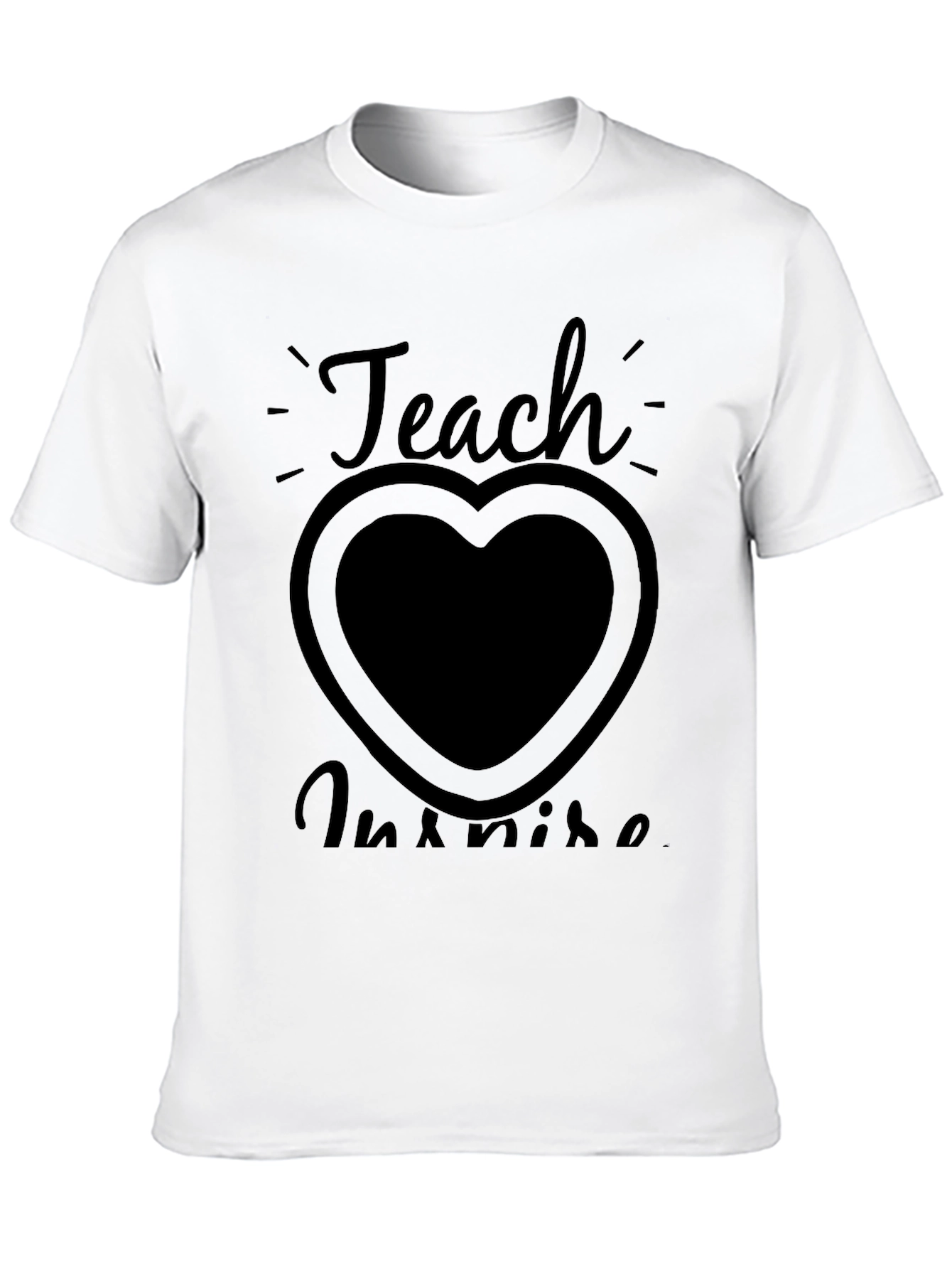 Teach Inspire Graphic Tee - Black