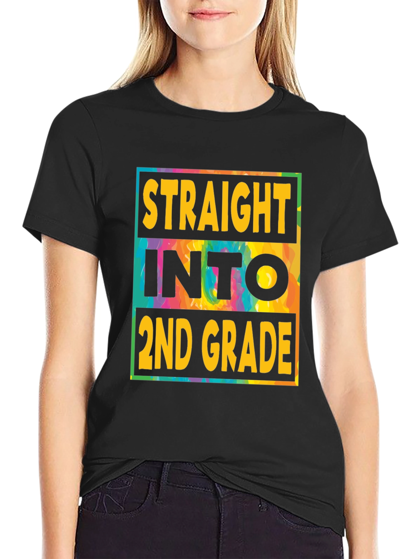 Straight Into 2nd Grade T-Shirt - Back to School Tee