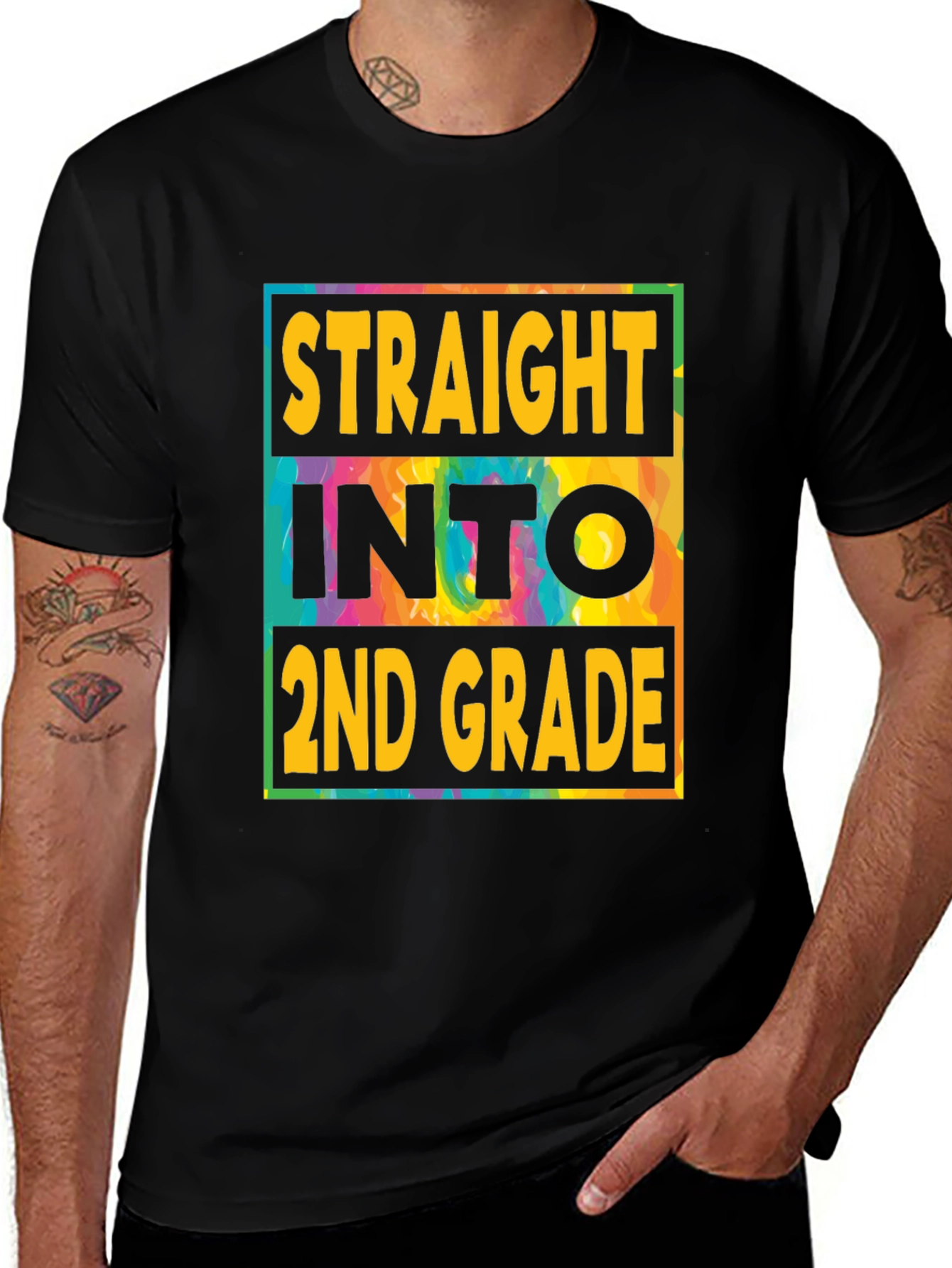 Straight Into 2nd Grade T-Shirt - Back to School Tee
