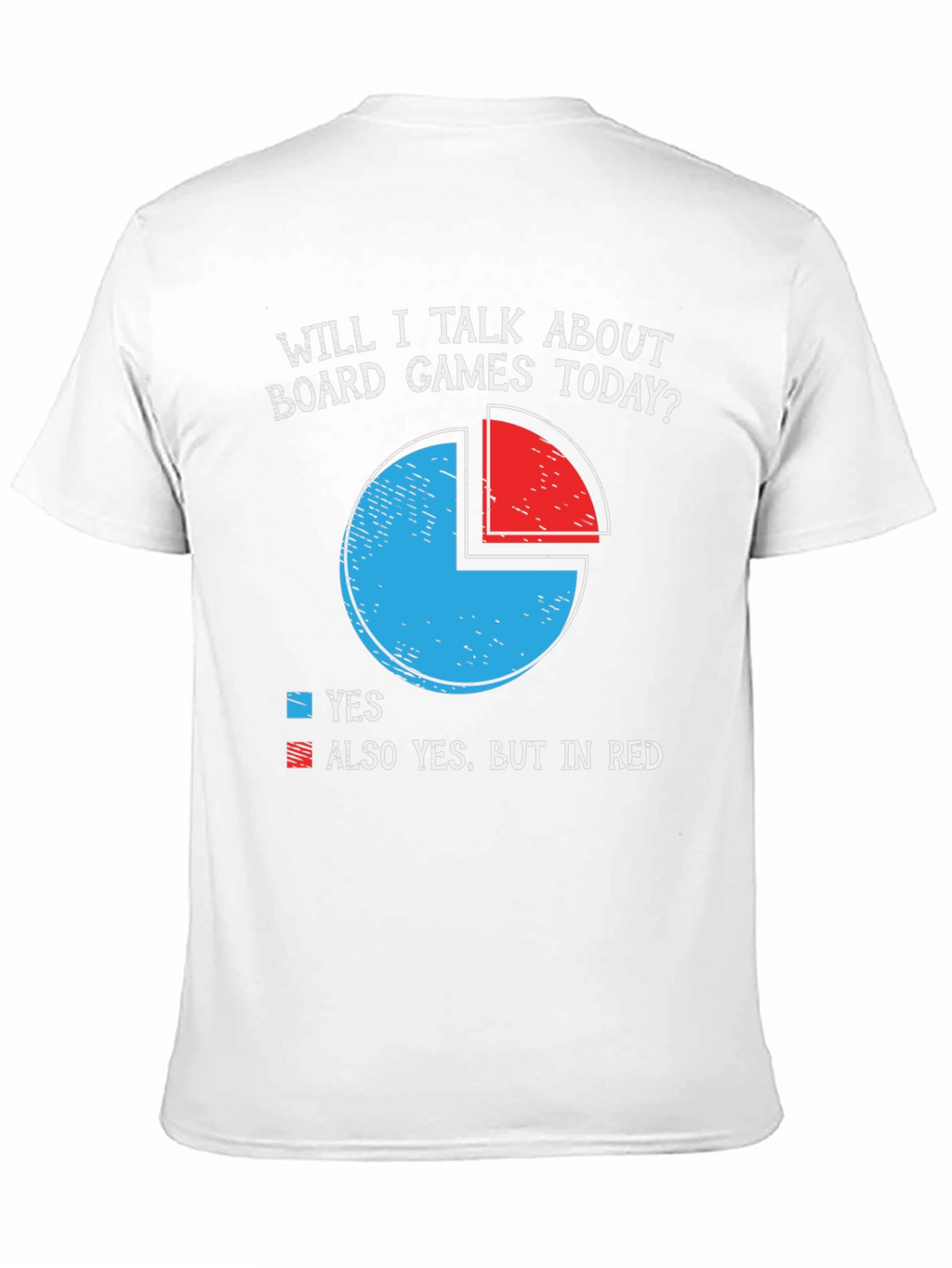 Board Game Fan T-Shirt - Funny Pie Chart Design