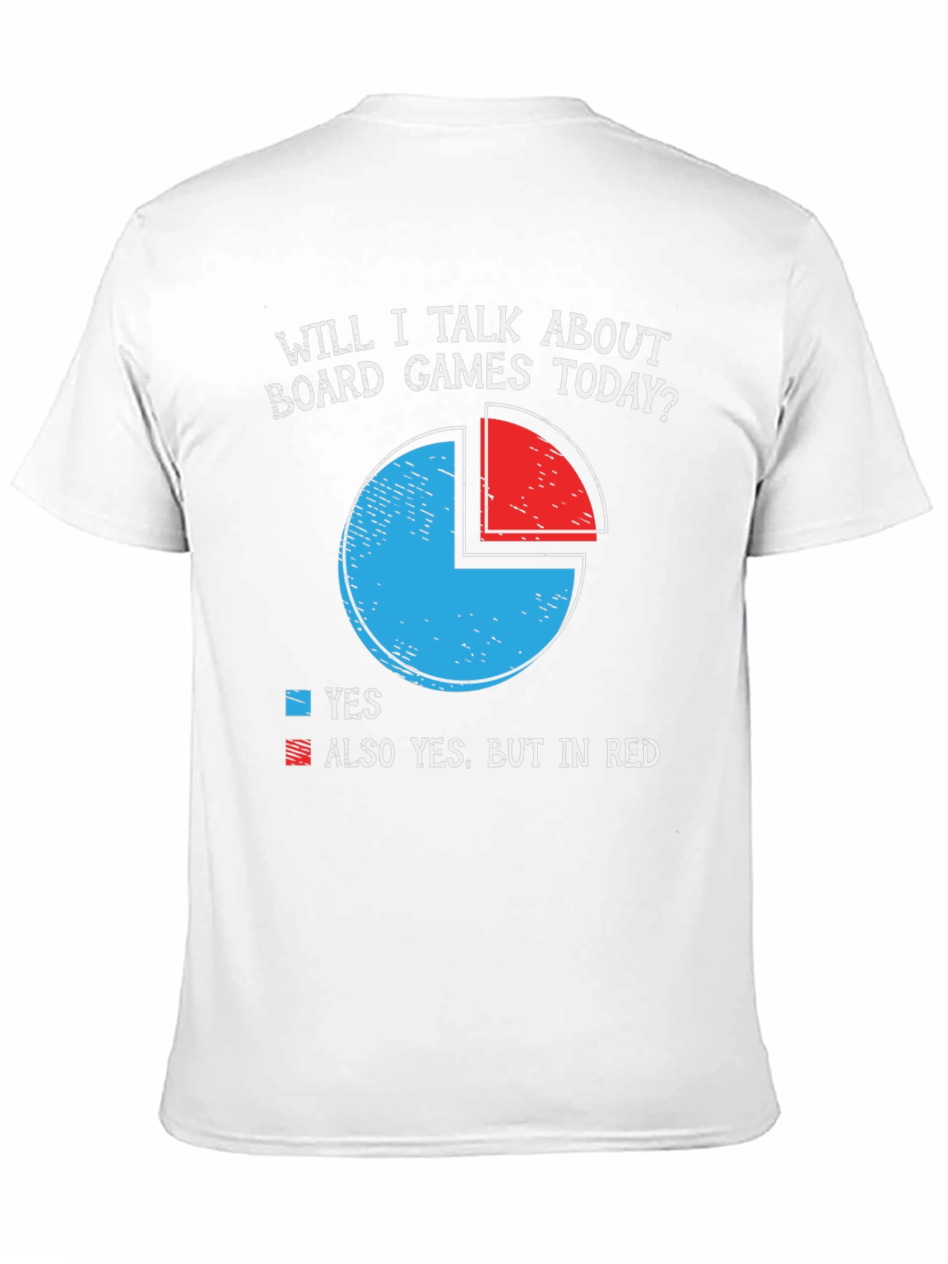 Board Game Fan T-Shirt - Funny Pie Chart Design