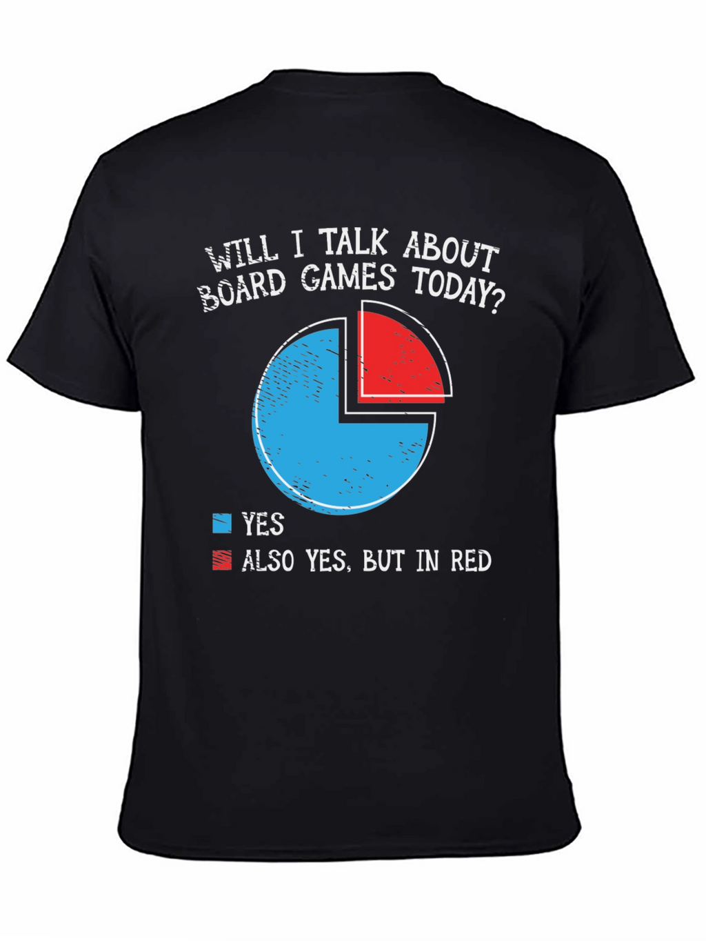 Board Game Fan T-Shirt - Funny Pie Chart Design