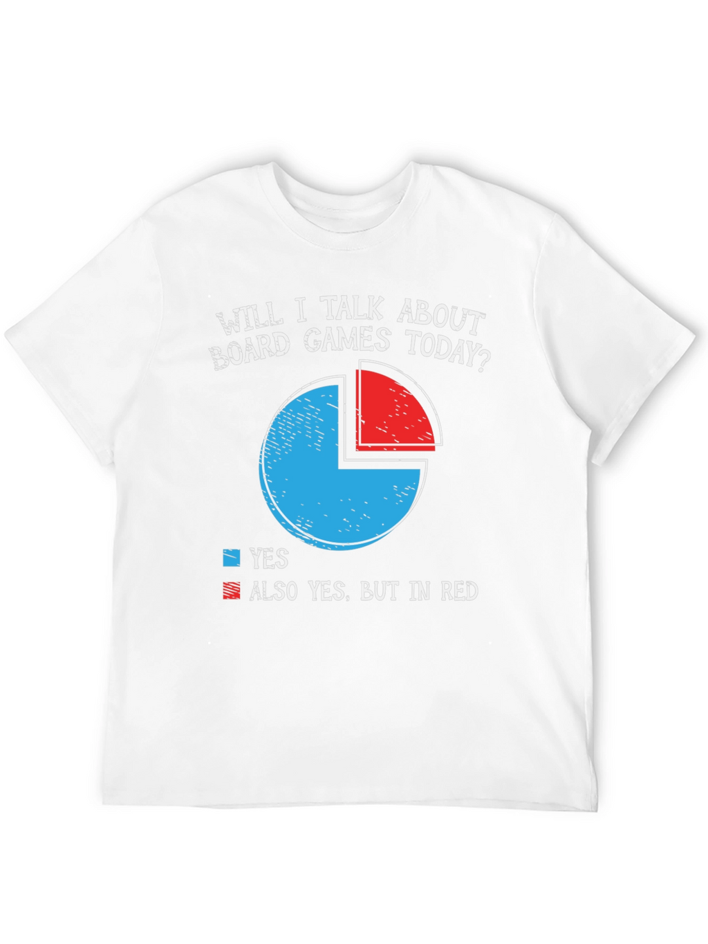 Board Game Fan T-Shirt - Funny Pie Chart Design