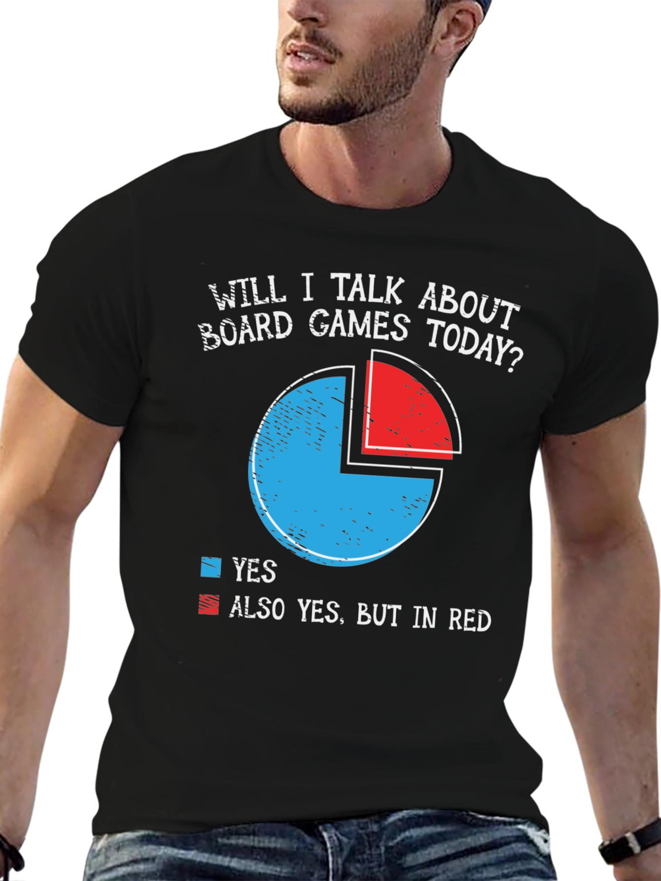 Board Game Fan T-Shirt - Funny Pie Chart Design