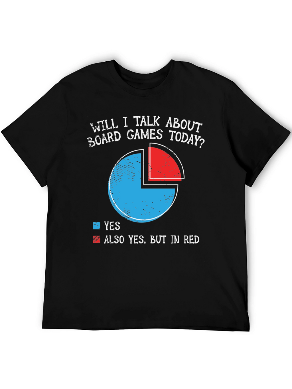 Board Game Fan T-Shirt - Funny Pie Chart Design