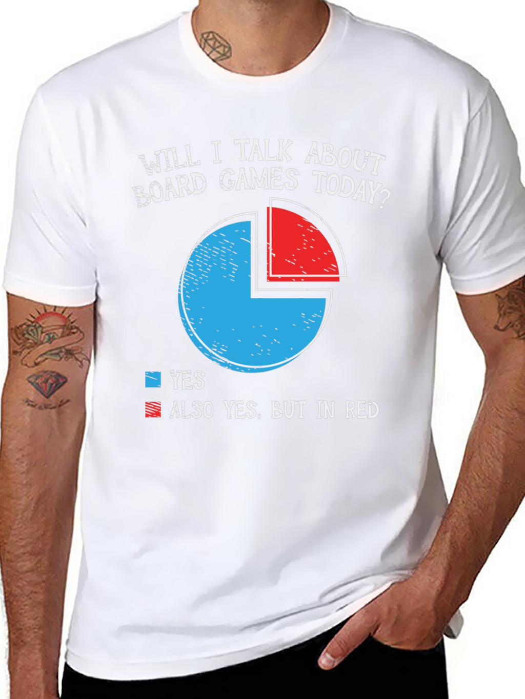 Board Game Fan T-Shirt - Funny Pie Chart Design