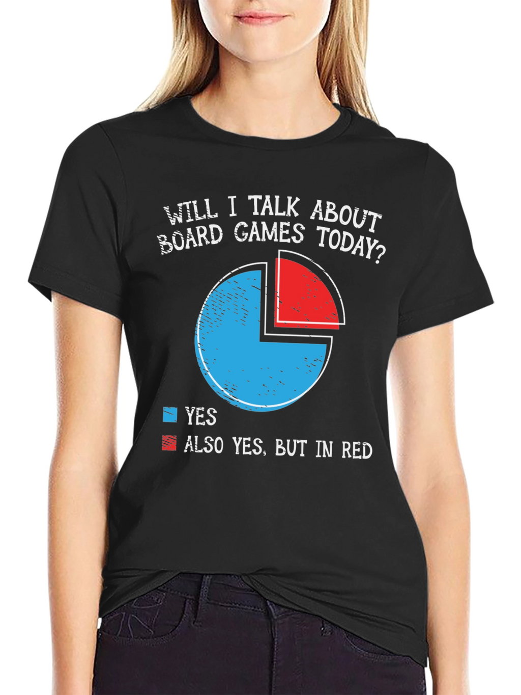 Board Game Fan T-Shirt - Funny Pie Chart Design