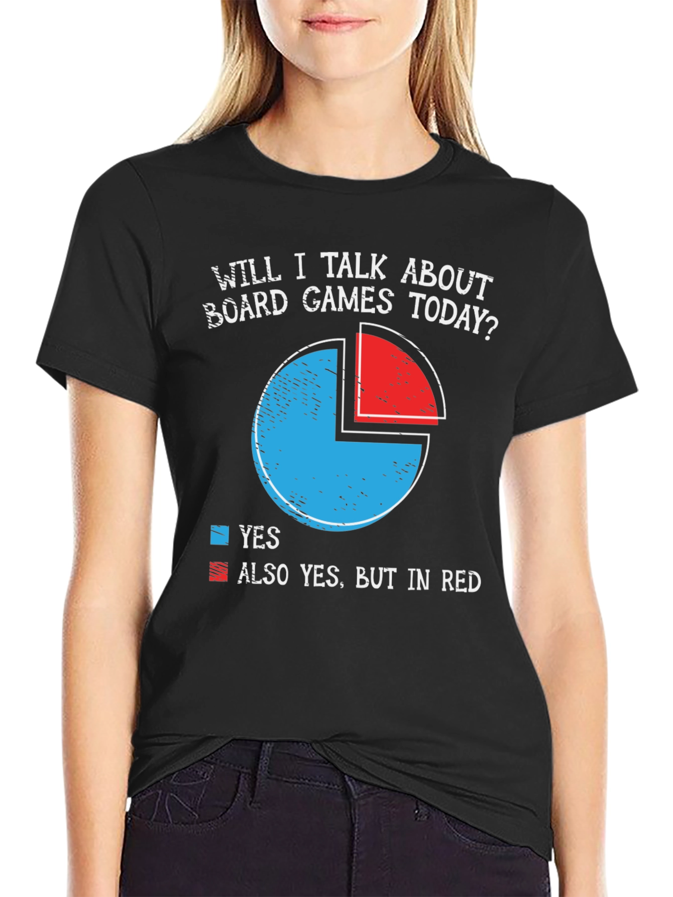 Board Game Fan T-Shirt - Funny Pie Chart Design