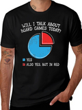 Board Game Fan T-Shirt - Funny Pie Chart Design