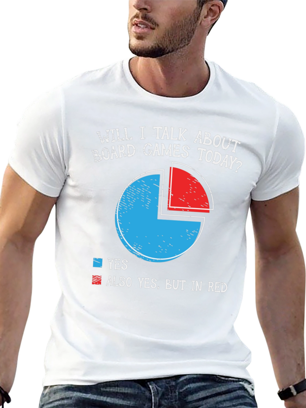 Board Game Fan T-Shirt - Funny Pie Chart Design