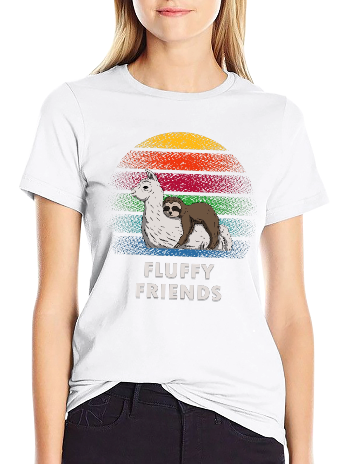 Fluffy Friends Graphic T-Shirt
