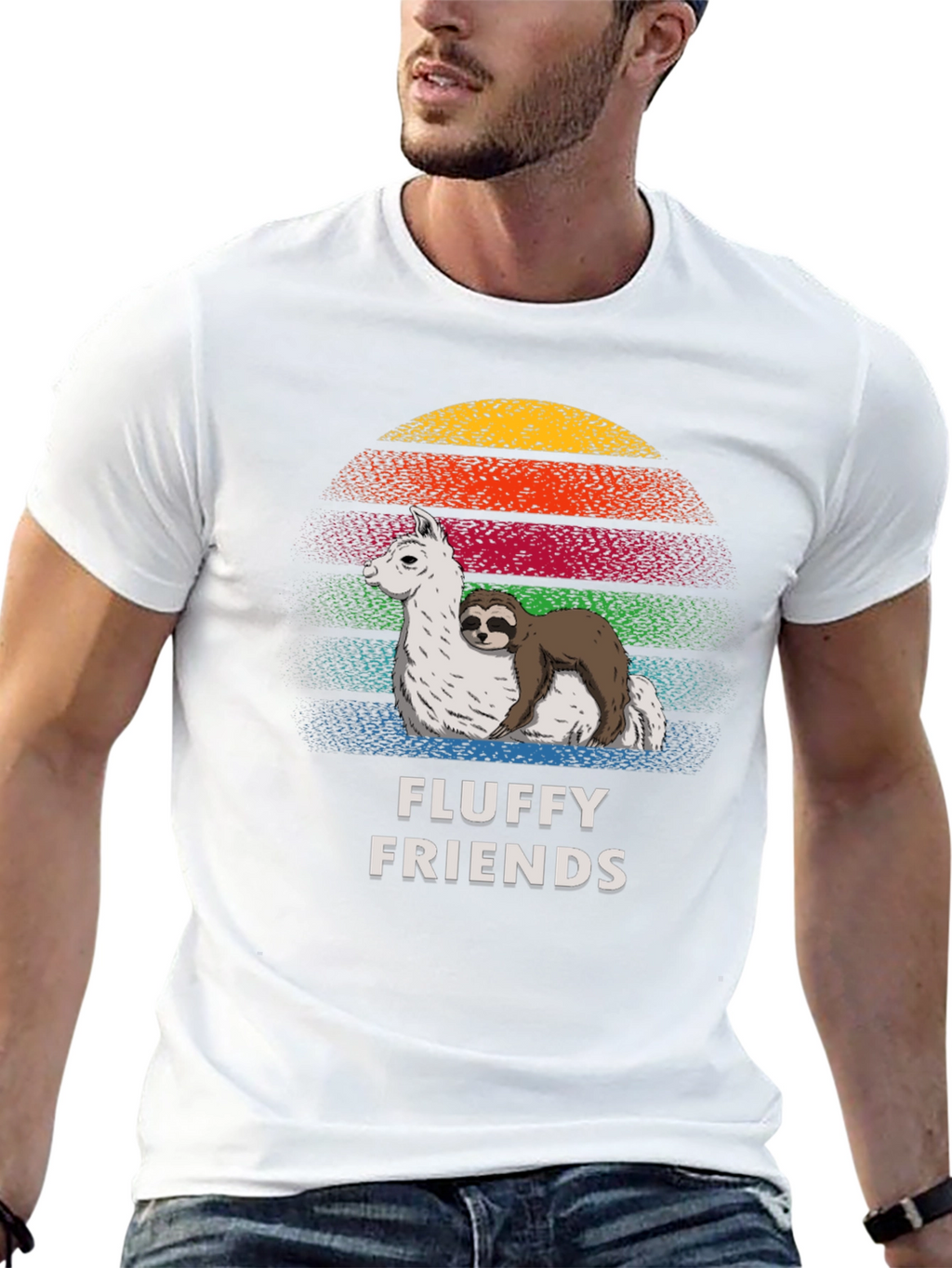 Fluffy Friends Graphic T-Shirt