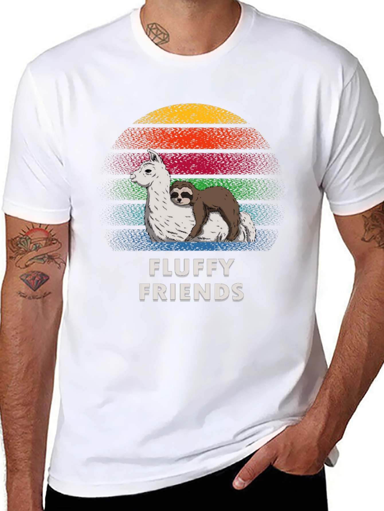 Fluffy Friends Graphic T-Shirt