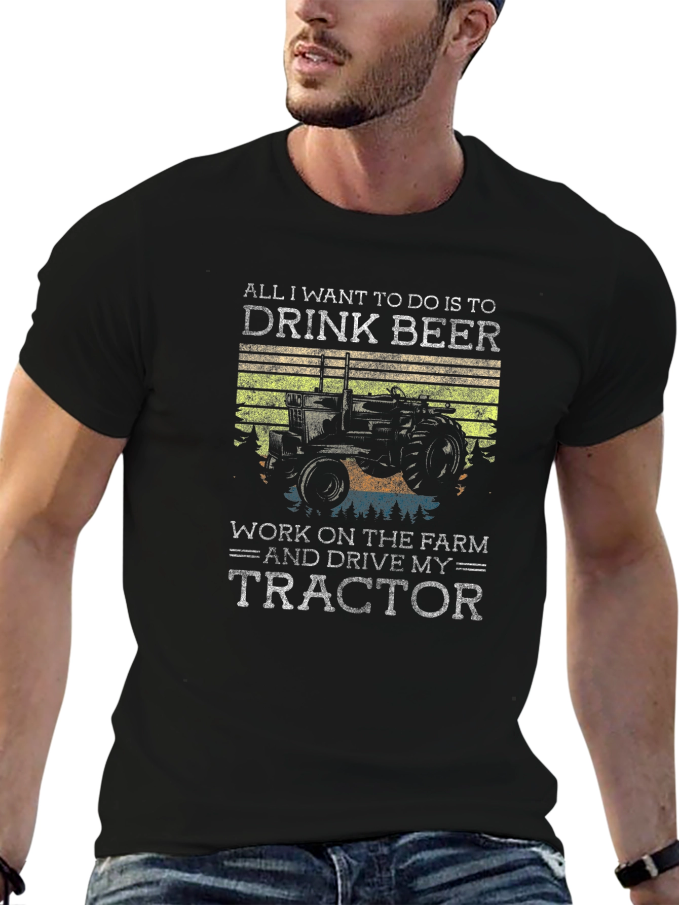 Drink Beer and Drive My Tractor T-Shirt