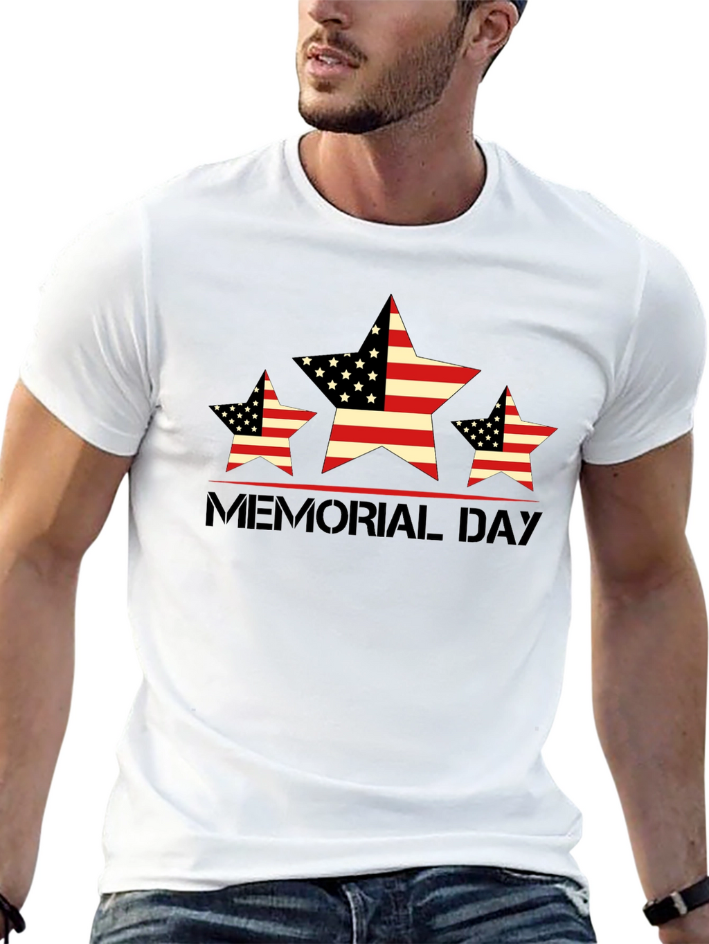Memorial Day Stars T-Shirt