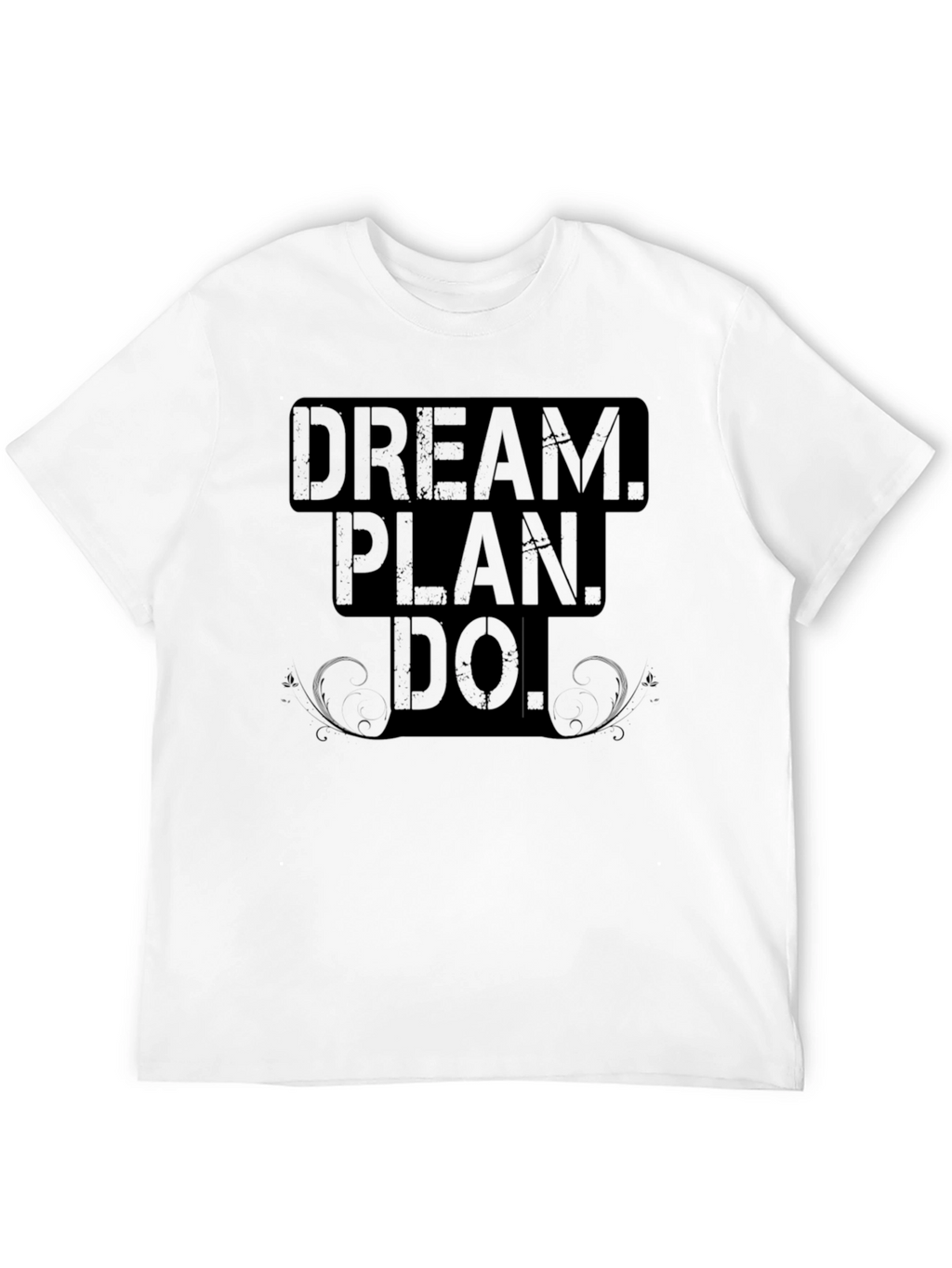 Dream Plan Do Black Graphic Tee