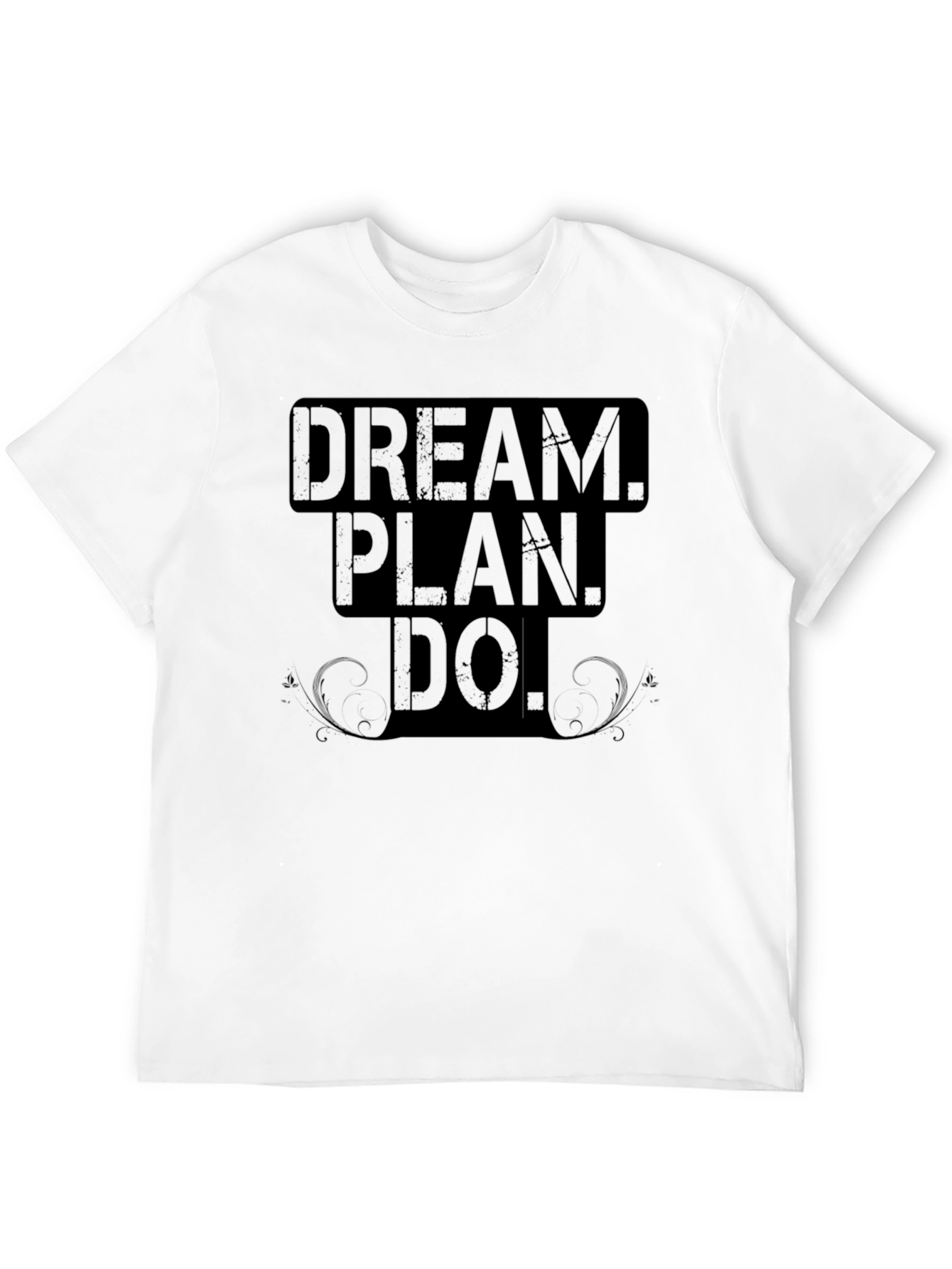Dream Plan Do Black Graphic Tee