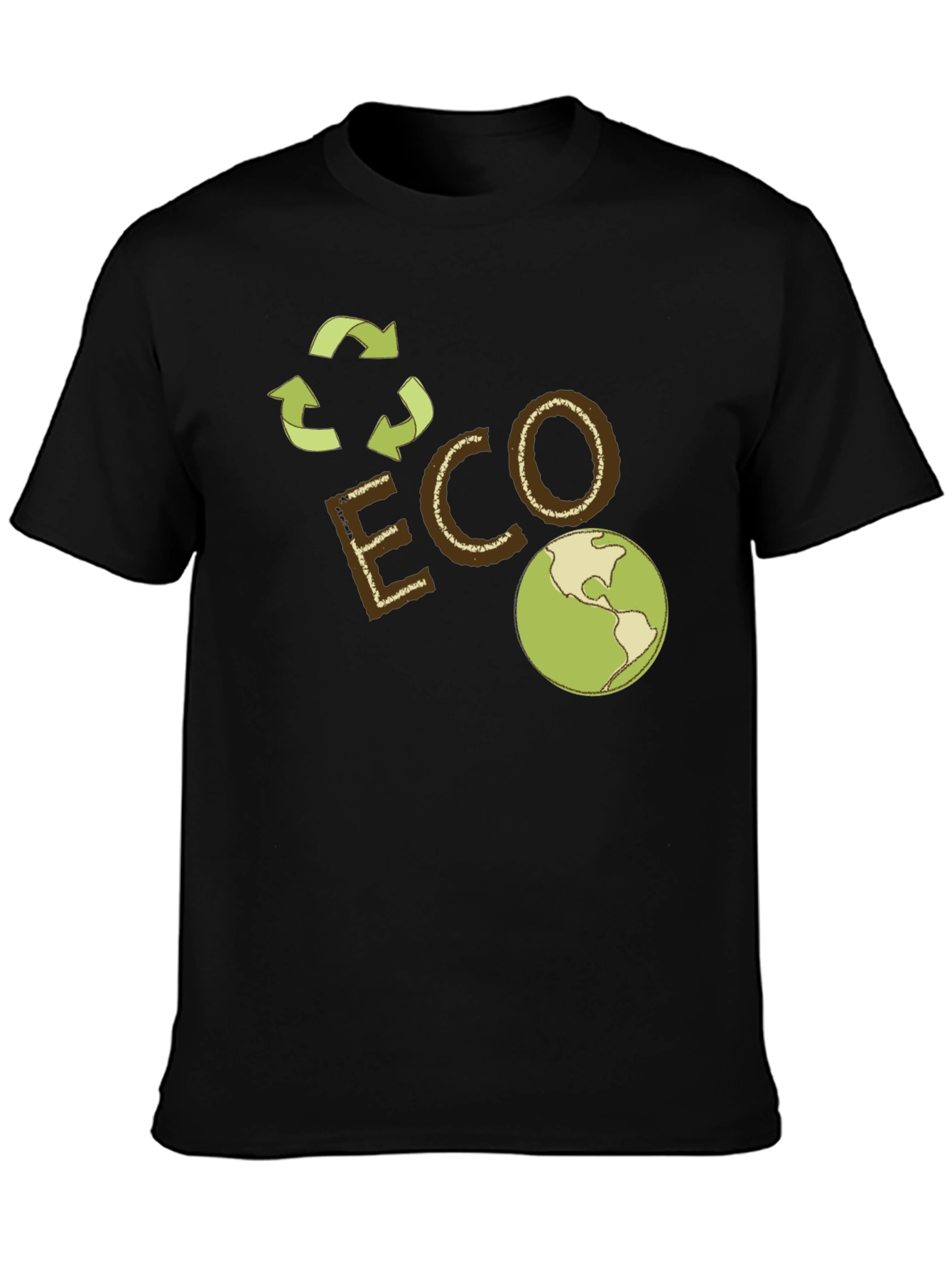 Eco-Friendly Earth Graphic Tee