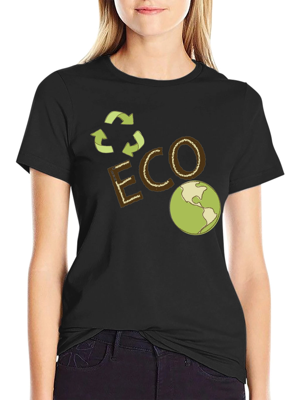 Eco-Friendly Earth Graphic Tee